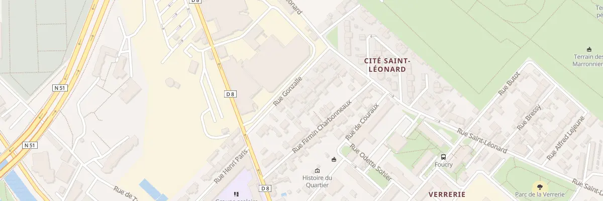 Plan du 16 Rue Gonzalle à Reims