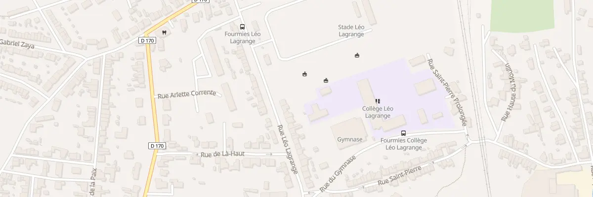 Plan du 84 Rue Léo Lagrange à Fourmies
