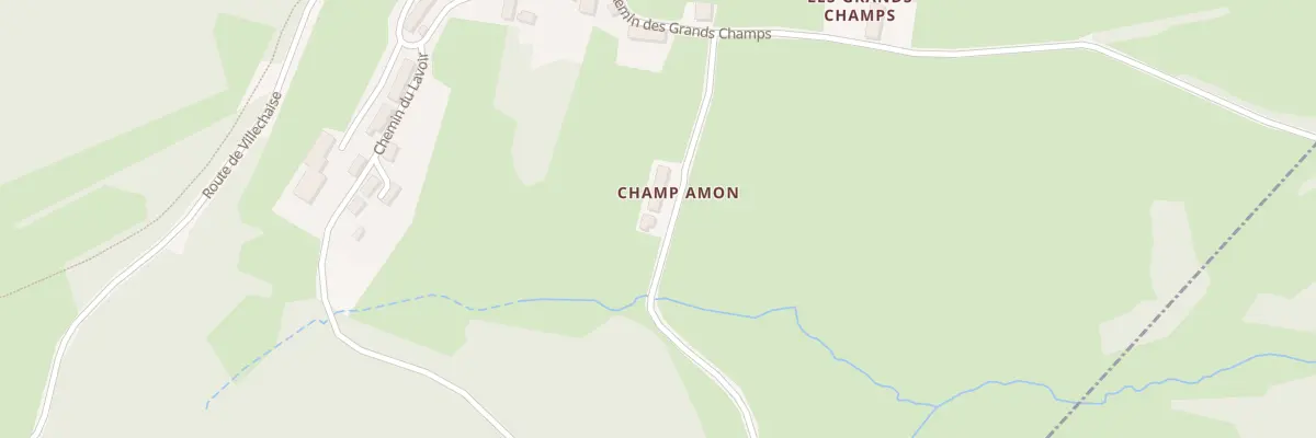 Plan du 132 Champ Amon à Glux-en-Glenne