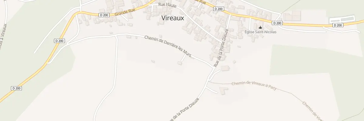 Plan du 9002 Che de Derrière les Murs à Vireaux