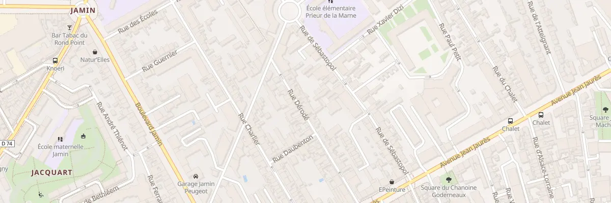 Plan du 36 Rue Derodé à Reims