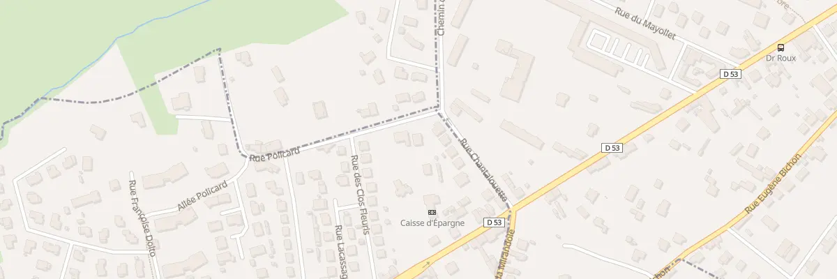 Plan du 1B Rue Policard à Villerest