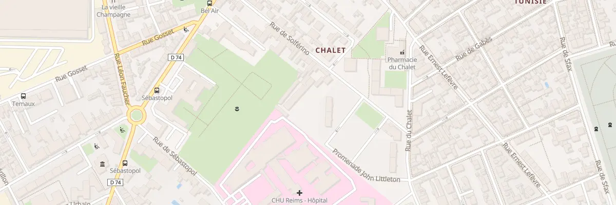 Plan du 34C Rue de Solférino à Reims