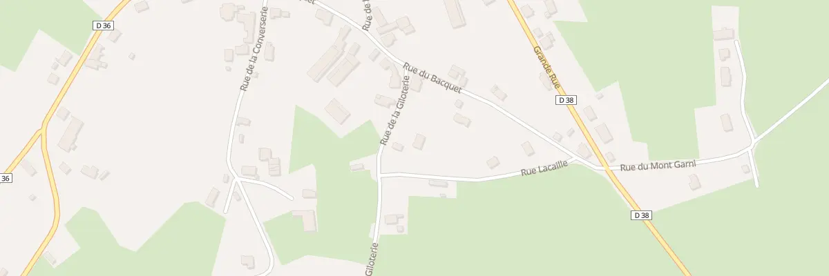 Plan du 3 Rue de la Giloterie à Landouzy-la-Ville