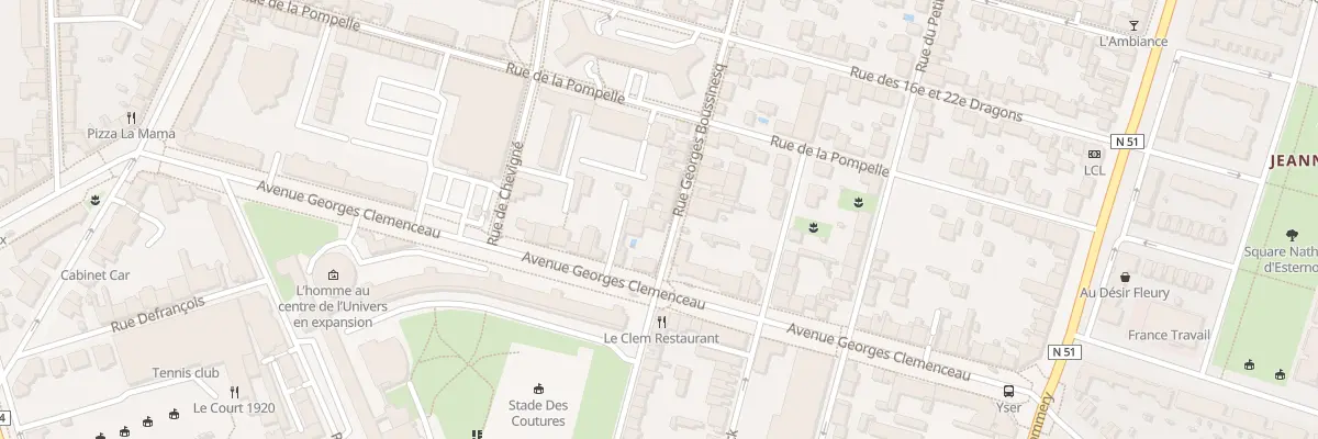 Plan du 74 Rue Georges Boussinesq à Reims