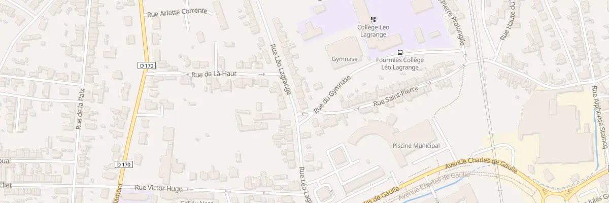 Plan du 56 Rue Léo Lagrange à Fourmies