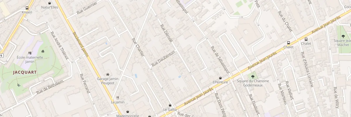 Plan du 27 Rue Derodé à Reims