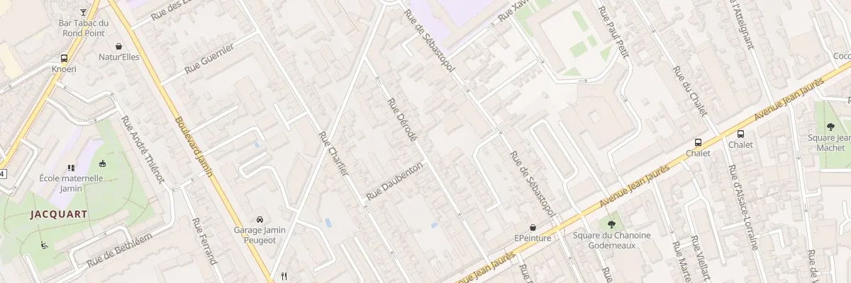 Plan du 28 Rue Derodé à Reims