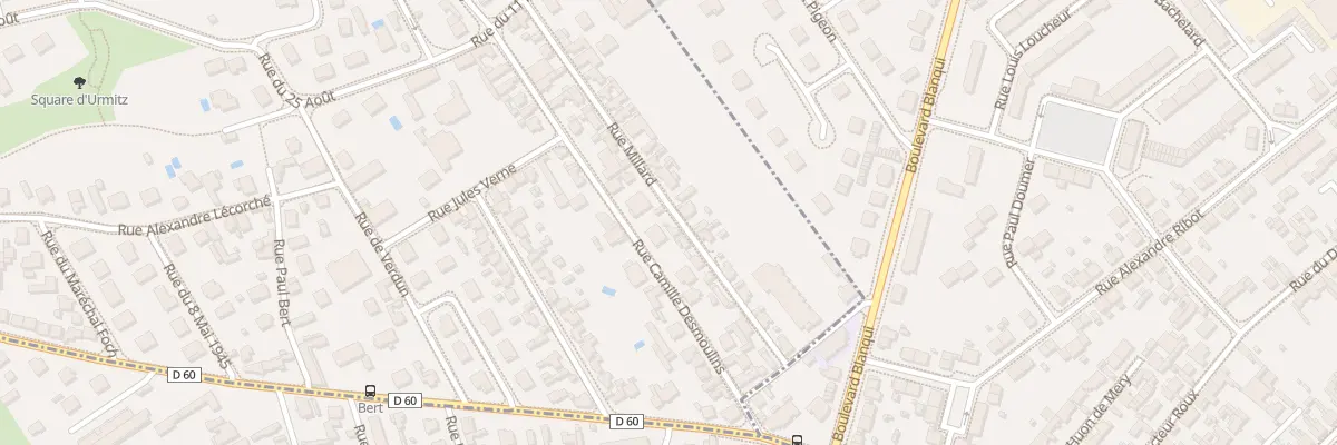 Plan du 14 Rue Millard aux Noës-près-Troyes
