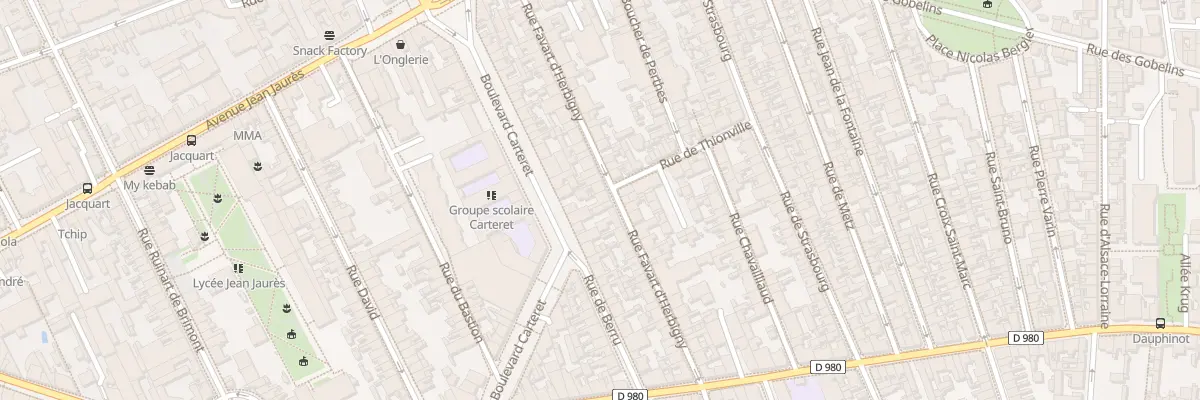 Plan du 36 Rue Favart d’Herbigny à Reims