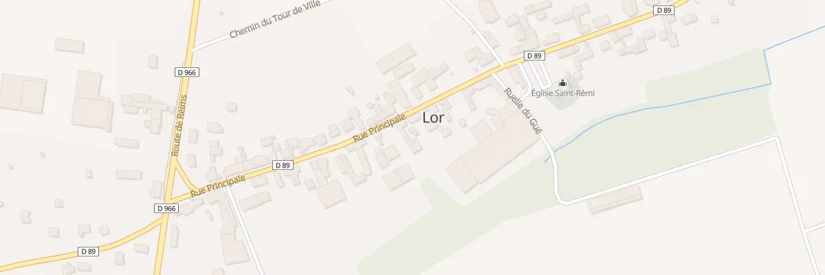 Plan du 18 Rue Principale à Lor