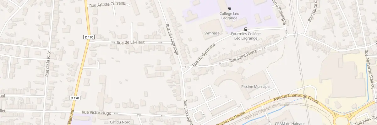Plan du 54 Rue Léo Lagrange à Fourmies