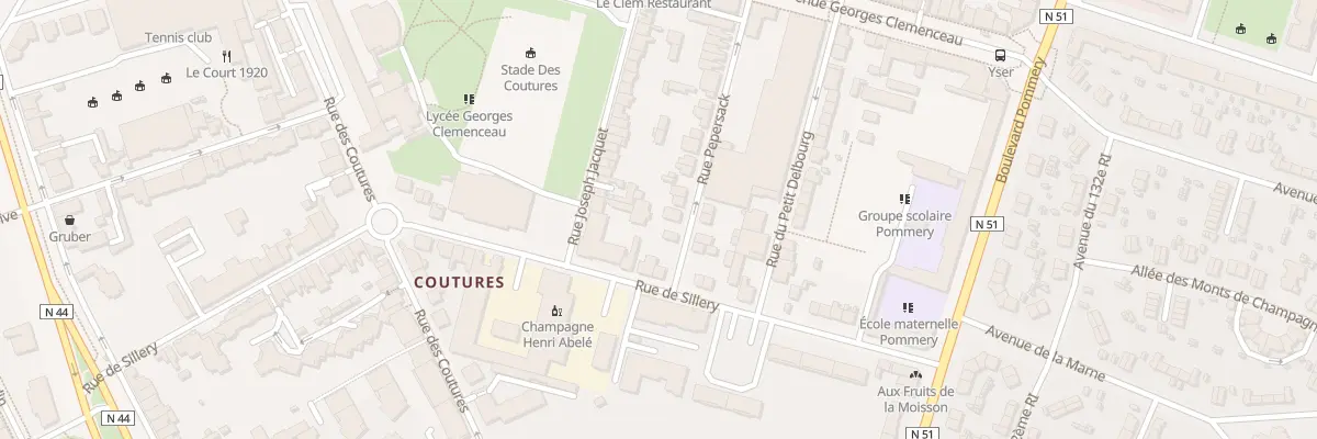 Plan du 30 Rue Pépersack à Reims