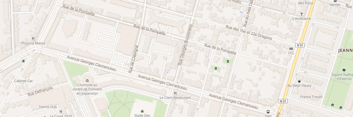 Plan du 70 Rue Georges Boussinesq à Reims