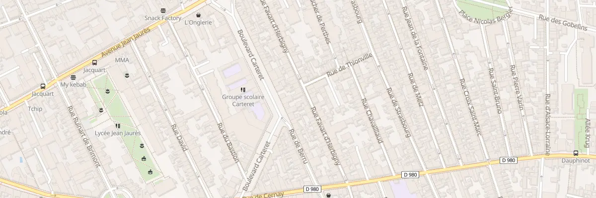 Plan du 38 Rue Favart d’Herbigny à Reims