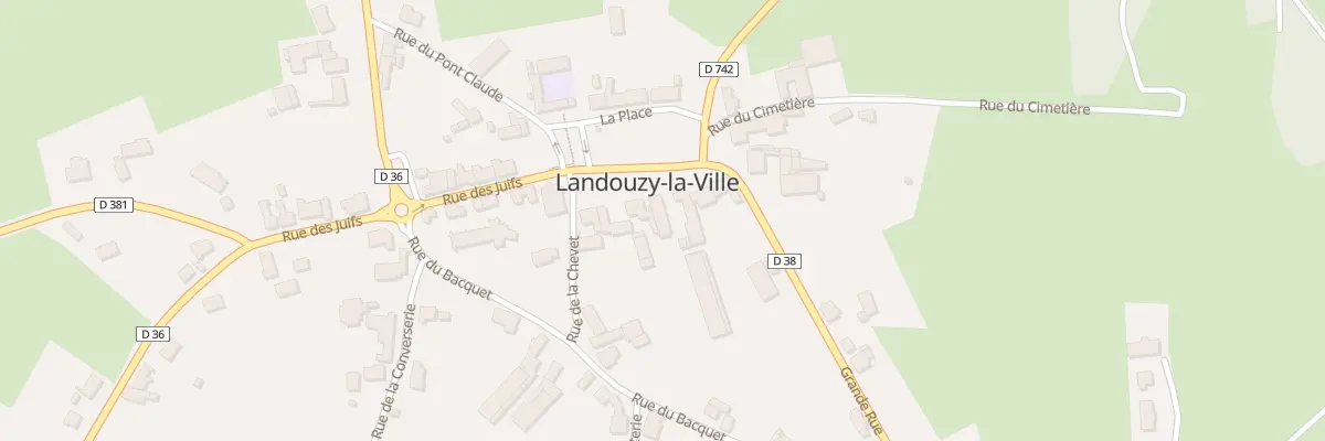Plan du 16 Pl La Place à Landouzy-la-Ville