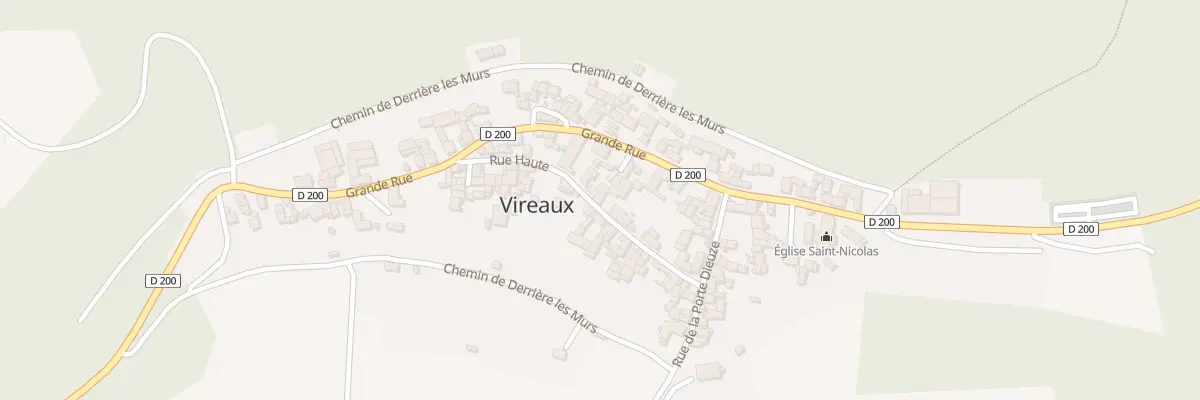 Plan du 4 Rue Haute à Vireaux