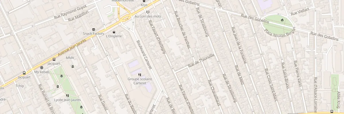 Plan du 33 Rue Favart d’Herbigny à Reims