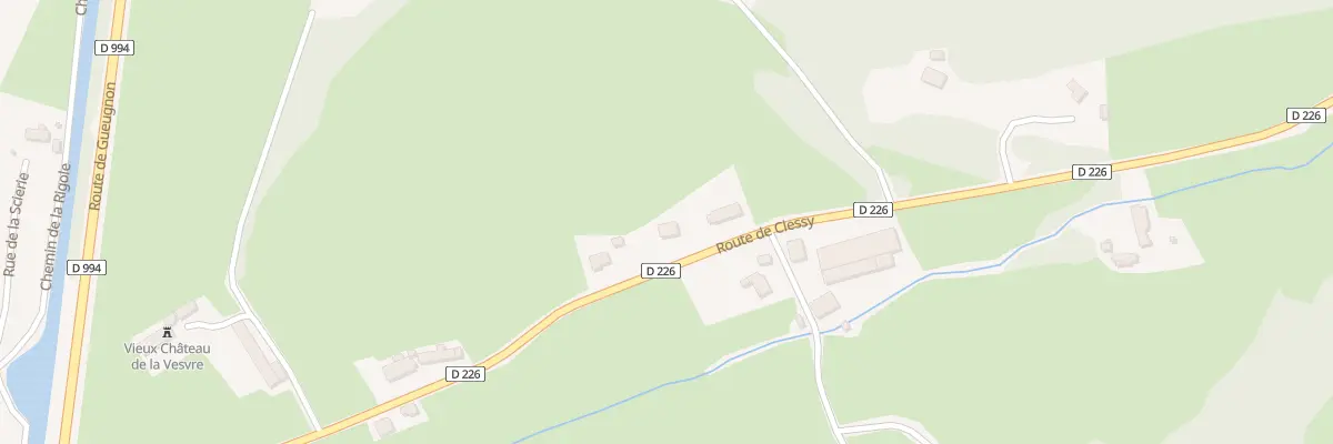 Plan du 5042 La Vesvre Ouest à Rigny-sur-Arroux