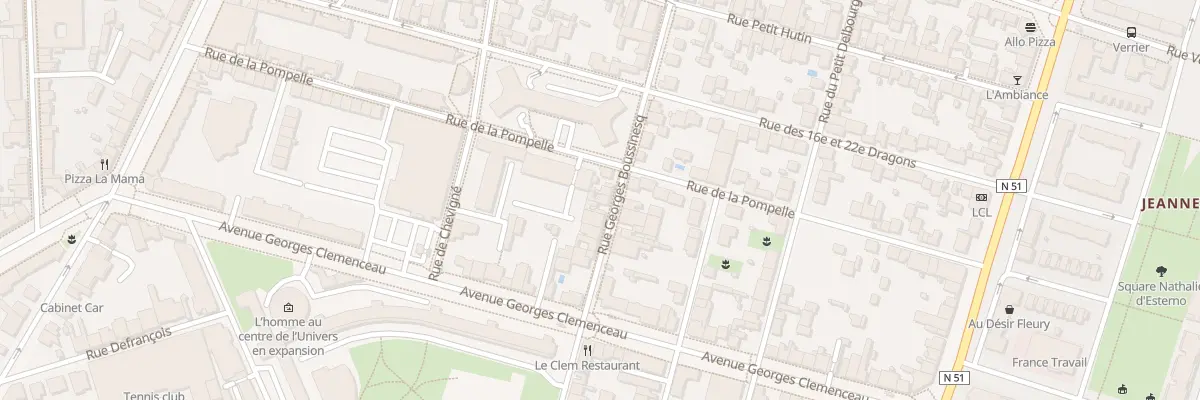 Plan du 66 Rue Georges Boussinesq à Reims