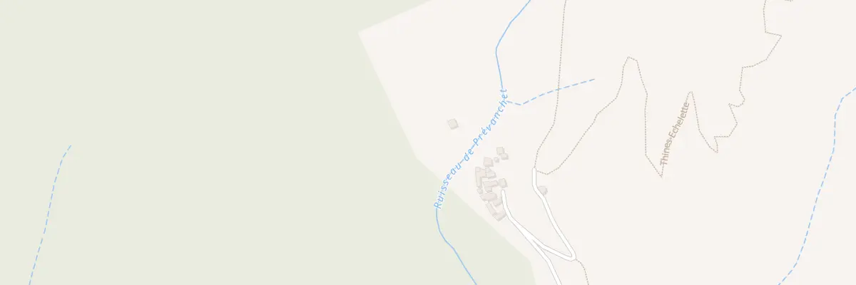 Plan du 206 Che du Prevenchet à Malarce-sur-la-Thines