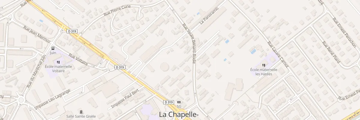 Plan du 11 Rue Veuve Benard Bodie à La Chapelle-Saint-Luc