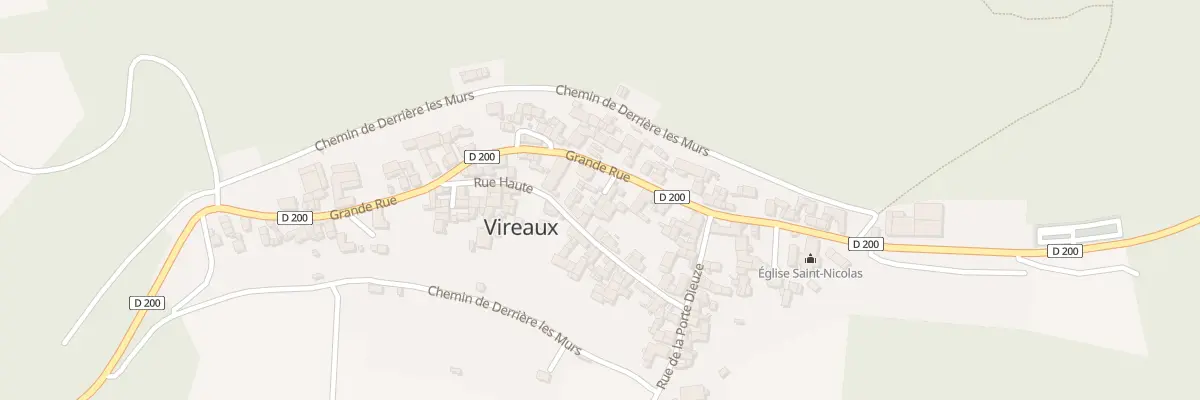 Plan du 21 Gr Grande Rue à Vireaux