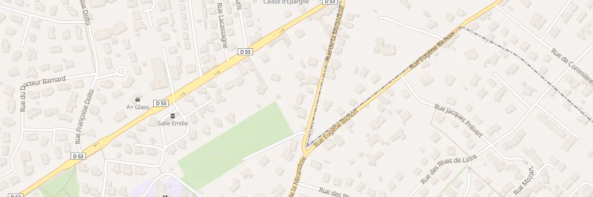 Plan du 11B Rue de la Mirandole à Villerest