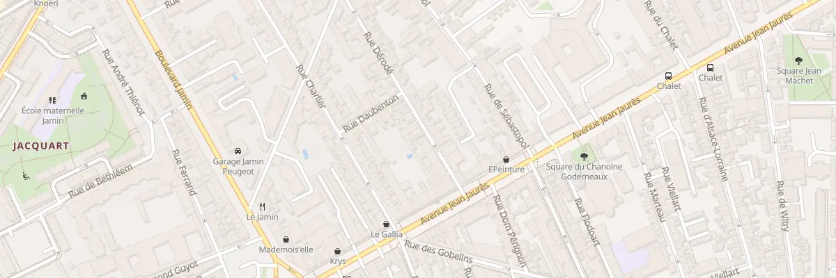 Plan du 15 Rue Derodé à Reims