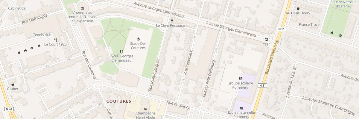Plan du 18 Rue Pépersack à Reims