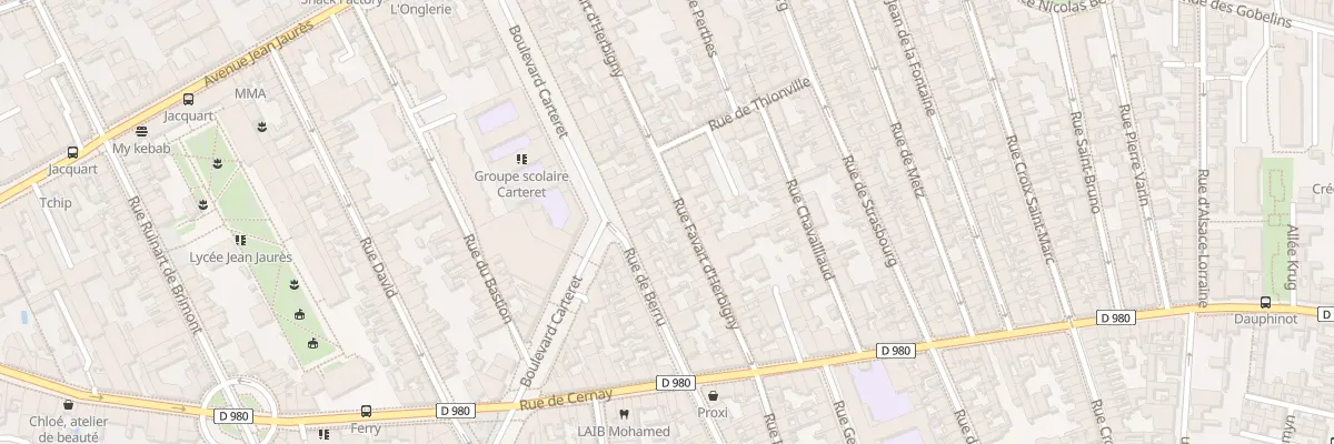 Plan du 44 Rue Favart d’Herbigny à Reims
