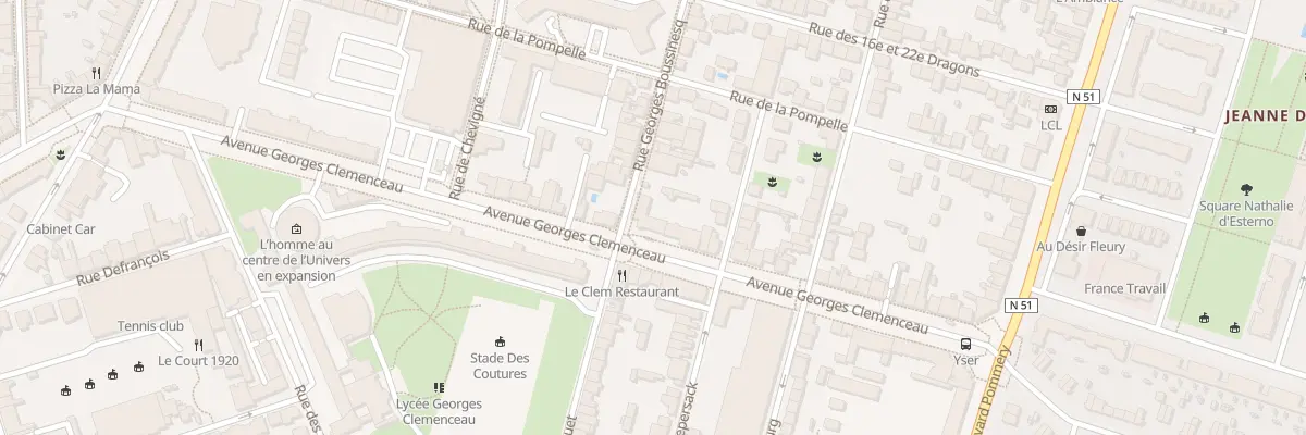 Plan du 91 Rue Georges Boussinesq à Reims