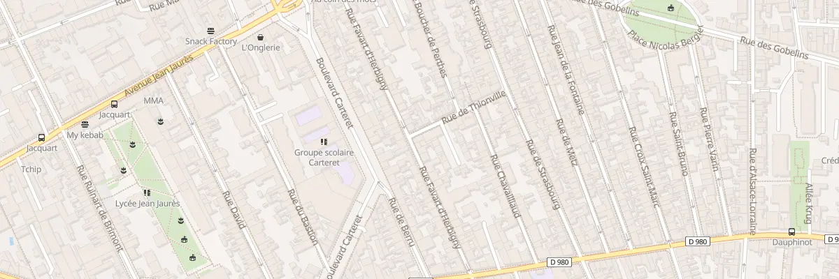 Plan du 49 Rue Favart d’Herbigny à Reims