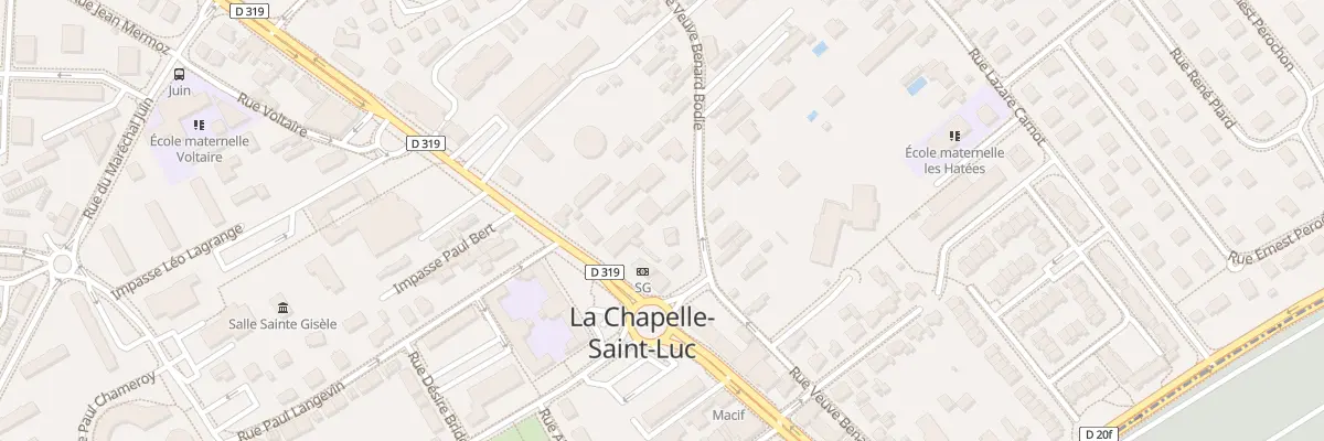 Plan du 5 Rue Veuve Benard Bodie à La Chapelle-Saint-Luc
