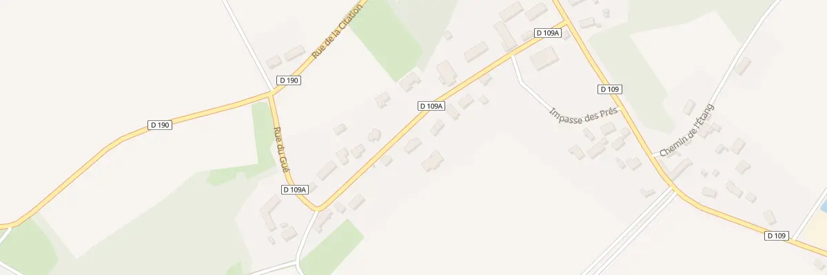 Plan du 14 Rue Du Gue à Roncenay