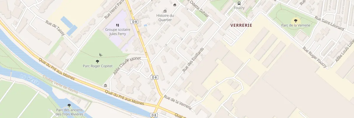 Plan du 4 Rue Charles Hiltgen à Reims