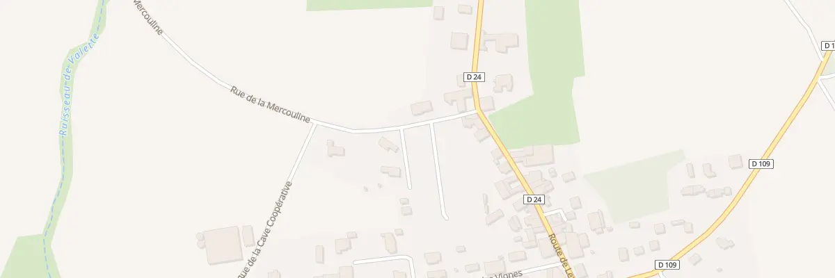 Plan du 4 Rue de la Mercouline à Canaules-et-Argentières