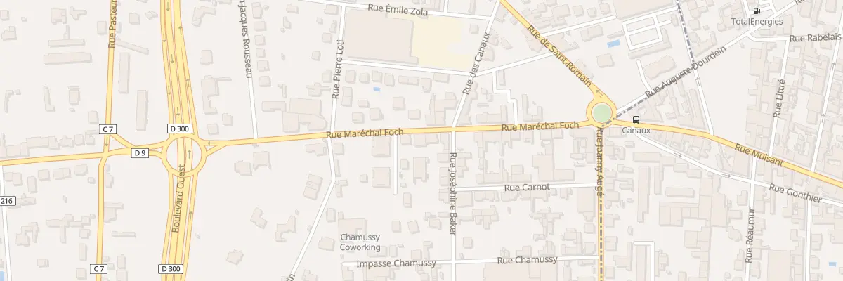 Plan du 207 Rue Marechal Foch à Riorges