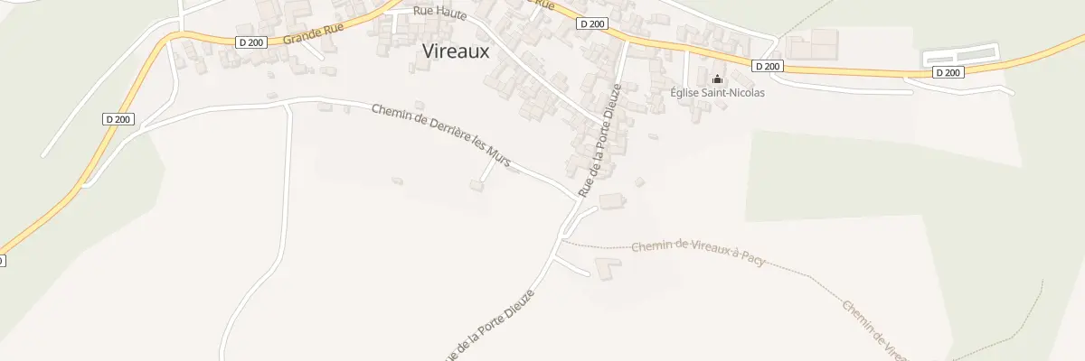 Plan du 77 Le Village à Vireaux