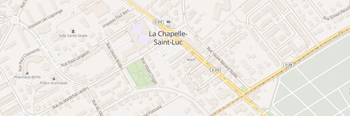 Plan du 15 Av Roger Salengro à La Chapelle-Saint-Luc