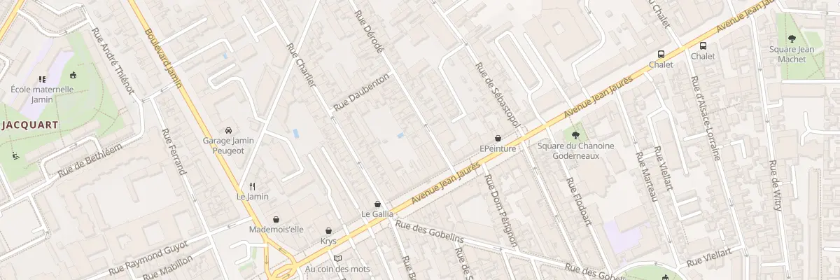 Plan du 9 Rue Derodé à Reims