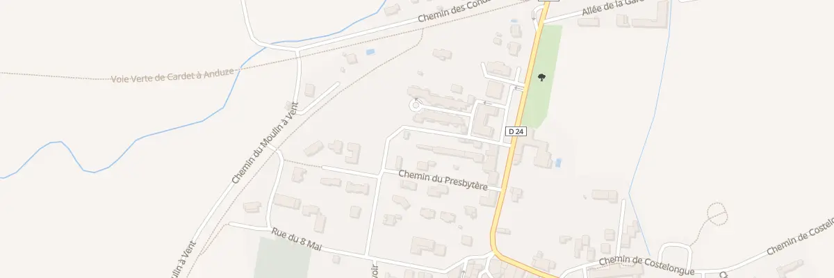 Plan du 5 Rue Max Fournier à Lézan