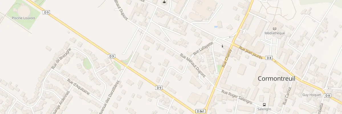 Plan du 5 Rue Méhaut Dupont à Cormontreuil