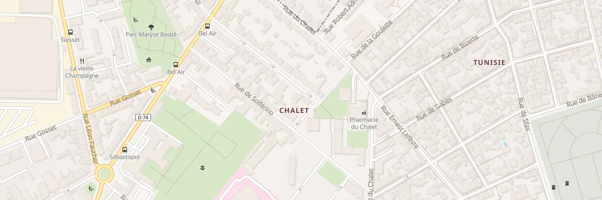 Plan du 43 Rue du Bel Air à Reims