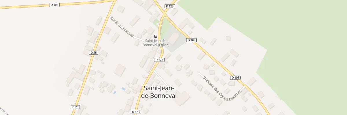 Plan du 1 Rue de l’Eglise à Saint-Jean-de-Bonneval