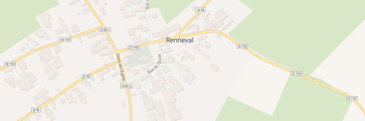 Plan du 4 Rue de l’Ecole à Renneval