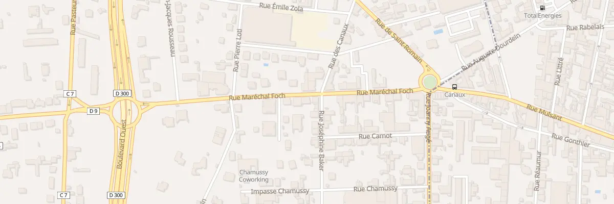 Plan du 187 Rue Marechal Foch à Riorges