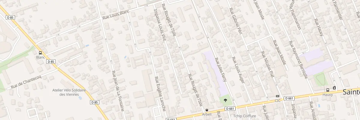 Plan du 11 Rue Rouget de l’Isle à Sainte-Savine