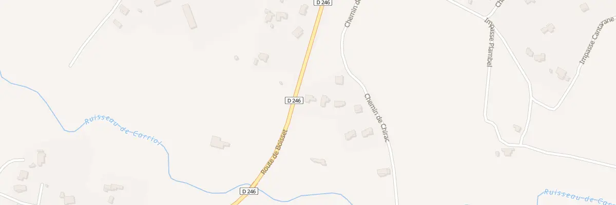 Plan du 485 Rte de Boisset à Bagard