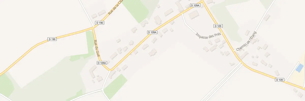 Plan du 14B Rue Du Gue à Roncenay